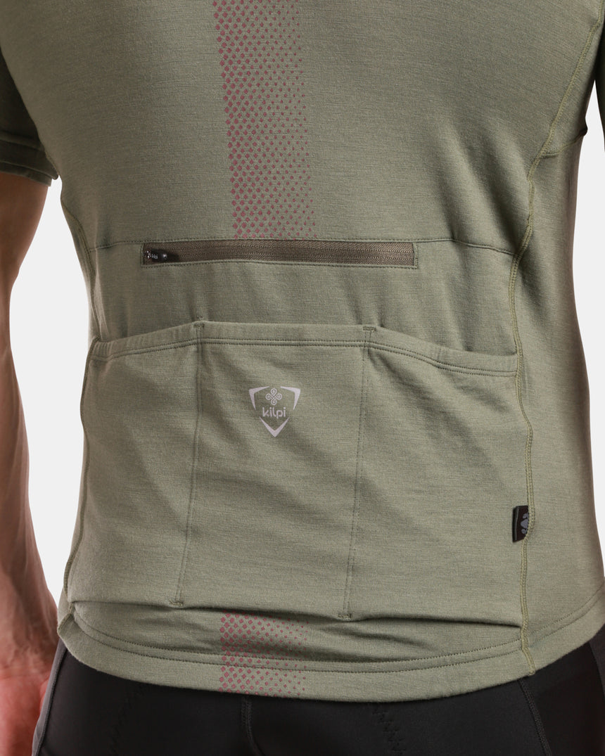 Men´s merino wool cycling jersey Kilpi PETRANA-M