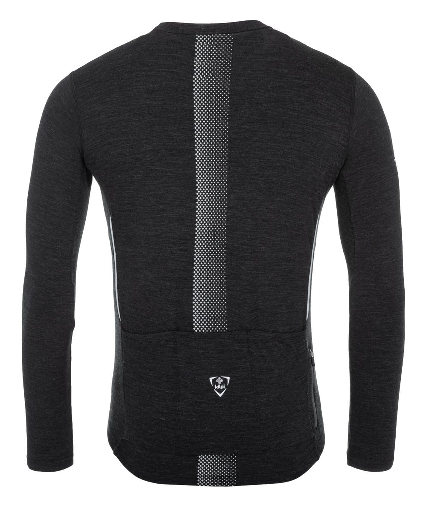 Men´s merino wool long sleeve cycling jersey Kilpi SONET-M