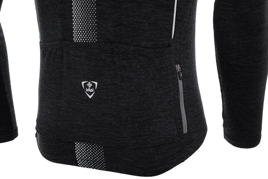 Men´s merino wool long sleeve cycling jersey Kilpi SONET-M