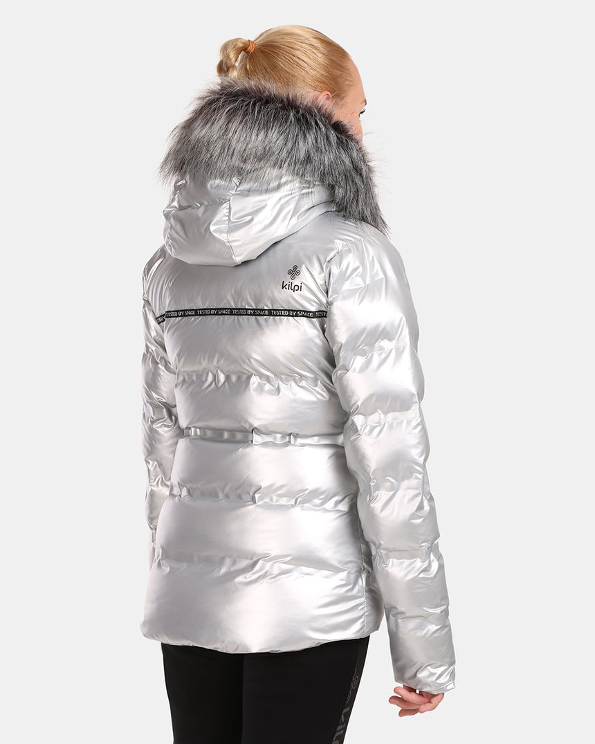 Woman´s silver insulated winter jacket Kilpi LTD SIRIUS-W