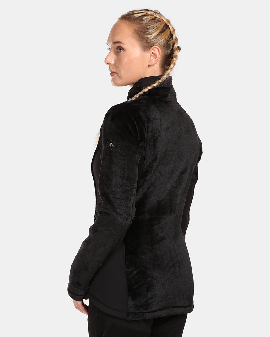 Women's hairy fleece middle layer Kilpi SKATHI-W