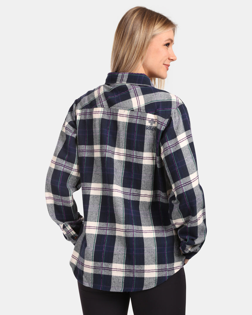Damenhemd aus Baumwollflanell Kilpi FLANNY-W