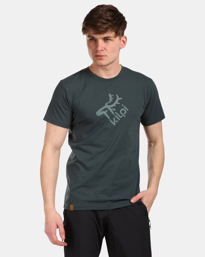Men's cotton T-shirt with short sleeves Kilpi DISCOVER-M