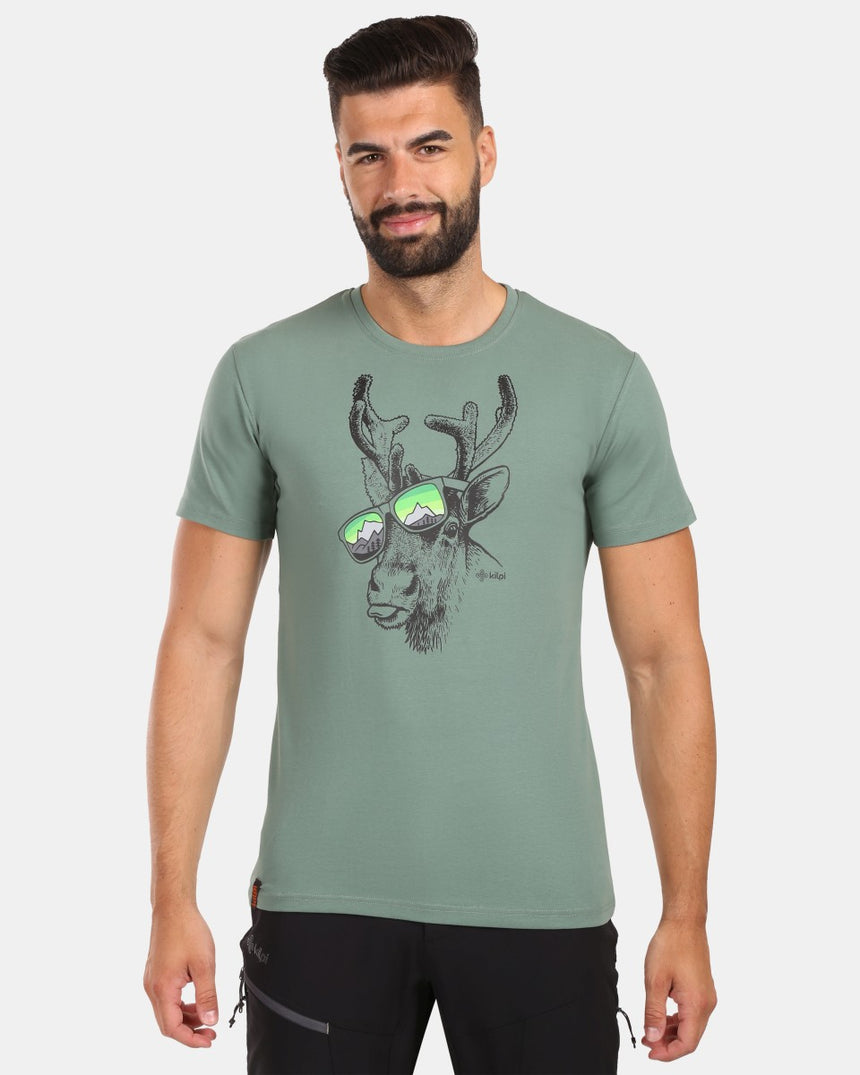 Herren-T-Shirt aus Baumwolle mit kurzen Ärmeln Kilpi DISCOVER-M