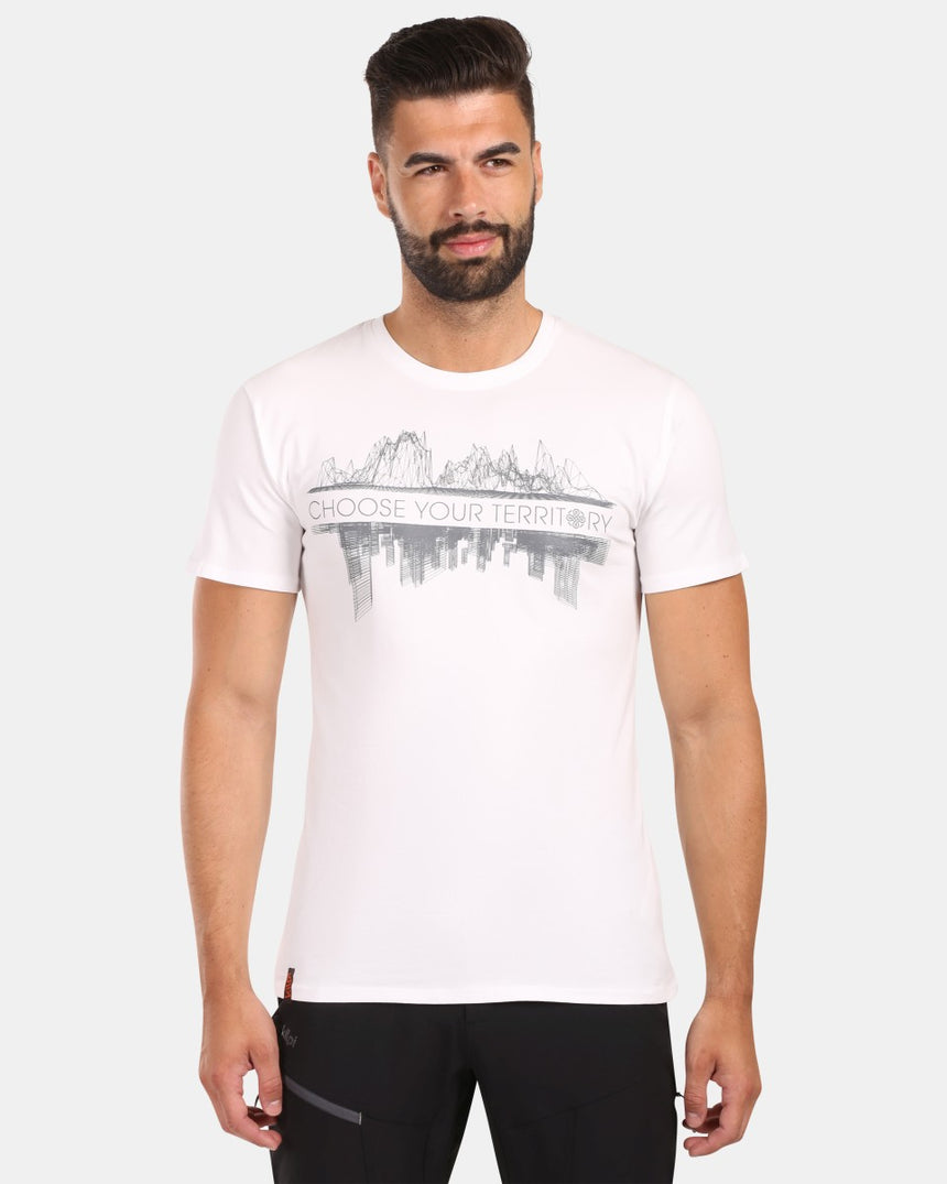 Herren-T-Shirt aus Baumwolle mit kurzen Ärmeln Kilpi DISCOVER-M