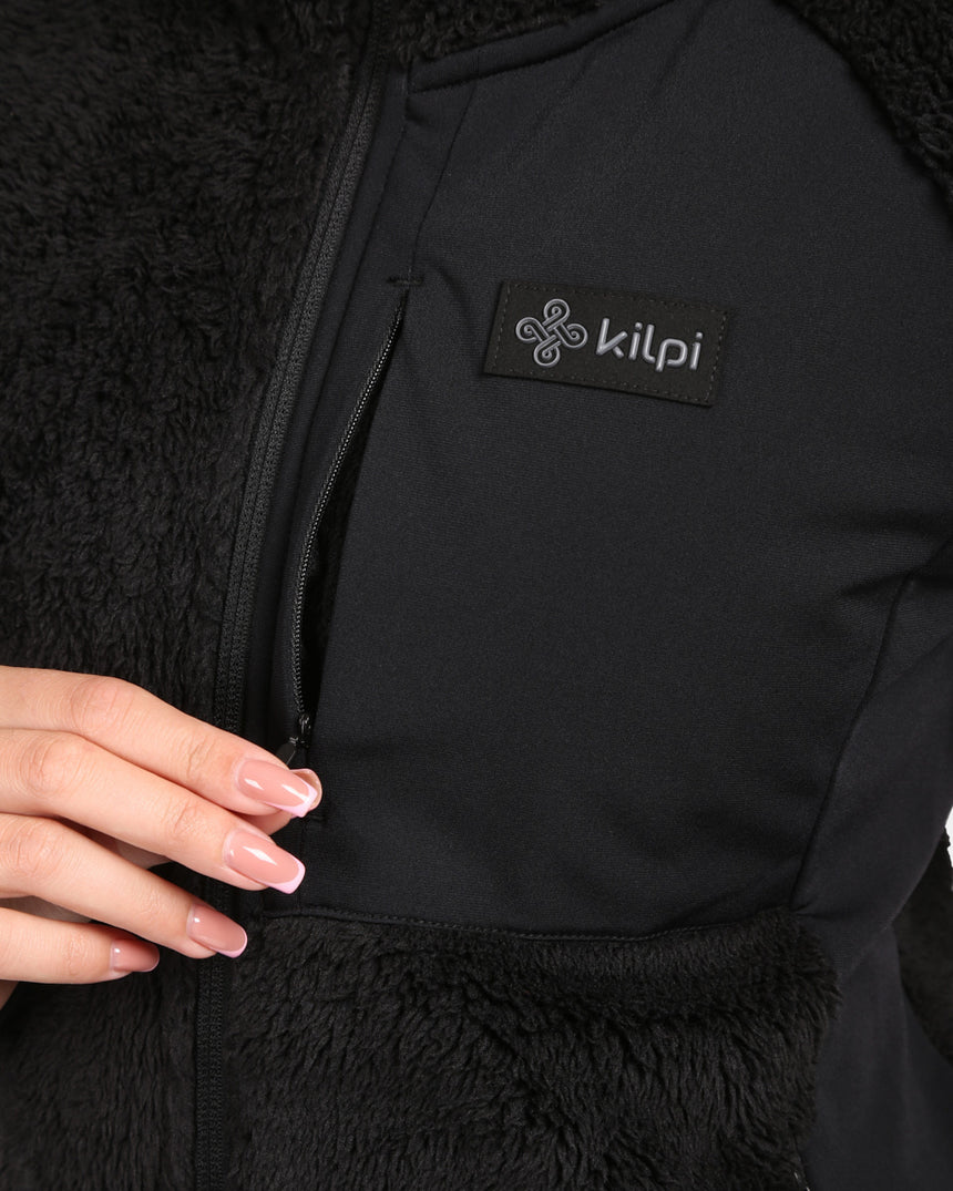 Damen-Kapuzenpullover aus haarigem Fleece Kilpi NORKA-W