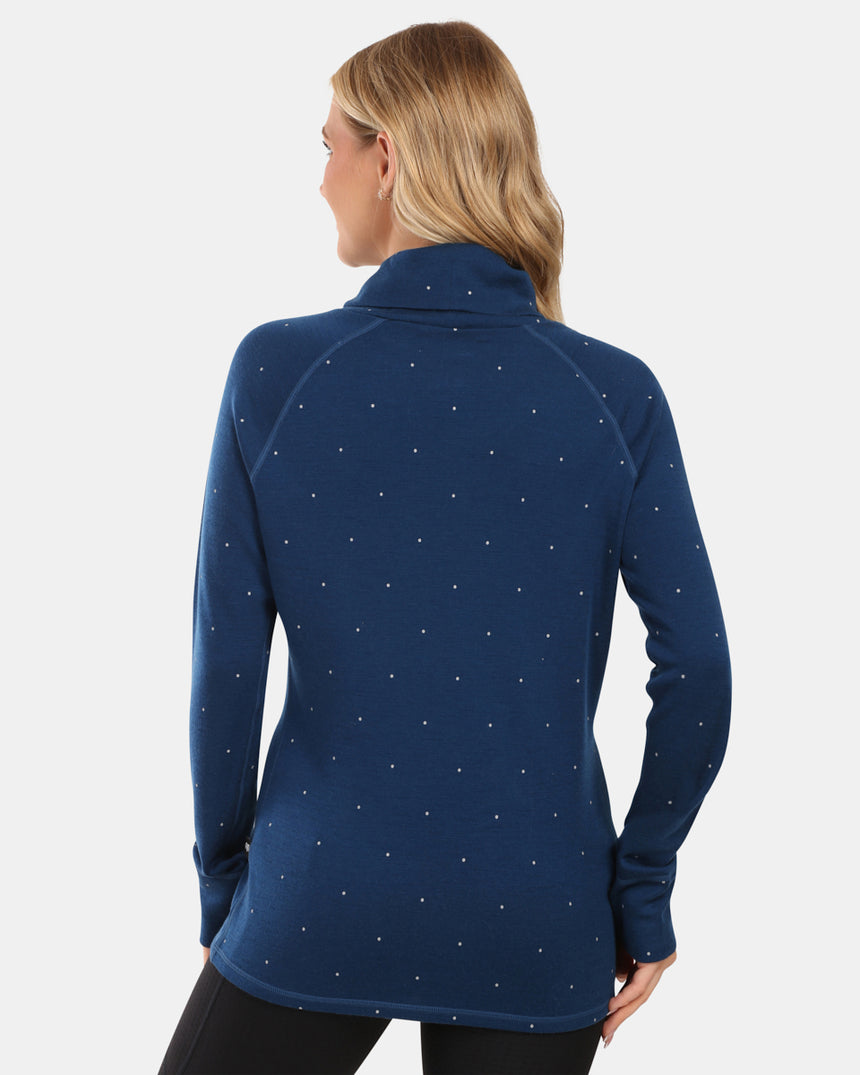 Merinowolle für Damen base Schicht-Rollkragenpullover Kilpi JANNU-W