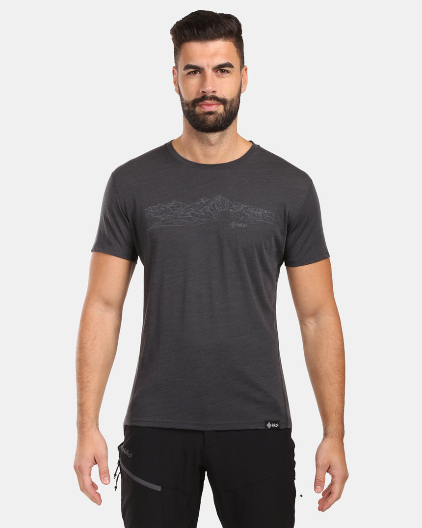Herren-T-Shirt aus Merinowolle Kilpi SLOPER-M