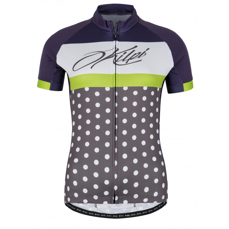 <p>Damen-Radtrikot mit durchgehendem Reißverschluss DOTTY-W KILPI</p>