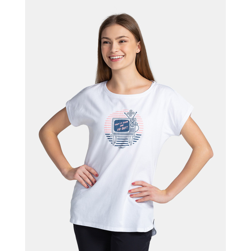 Damen T-Shirt aus Baumwolle Kilpi NELLIM-W