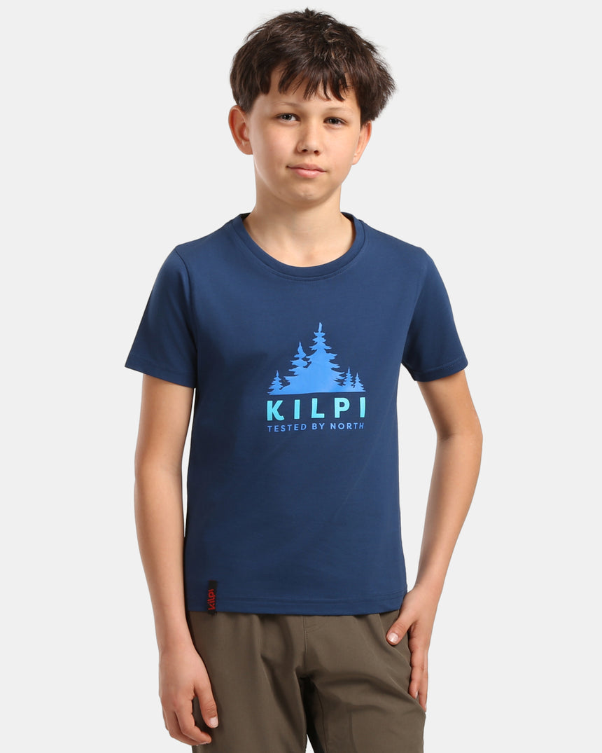 Boys' cotton T-shirt Kilpi SALO-JB
