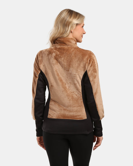 Women´s hairy fleece middle layer Kilpi SKATHI-W