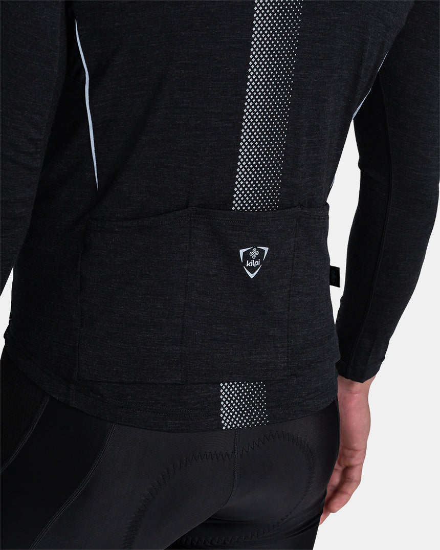 Herren-Radtrikot aus Merinowolle Kilpi SONET-M