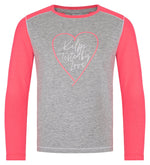 Langarm-T-Shirt aus Baumwolle für Mädchen Kilpi SONIER-JG