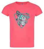 Girl's cotton T-shirt Kilpi ALBION-JG