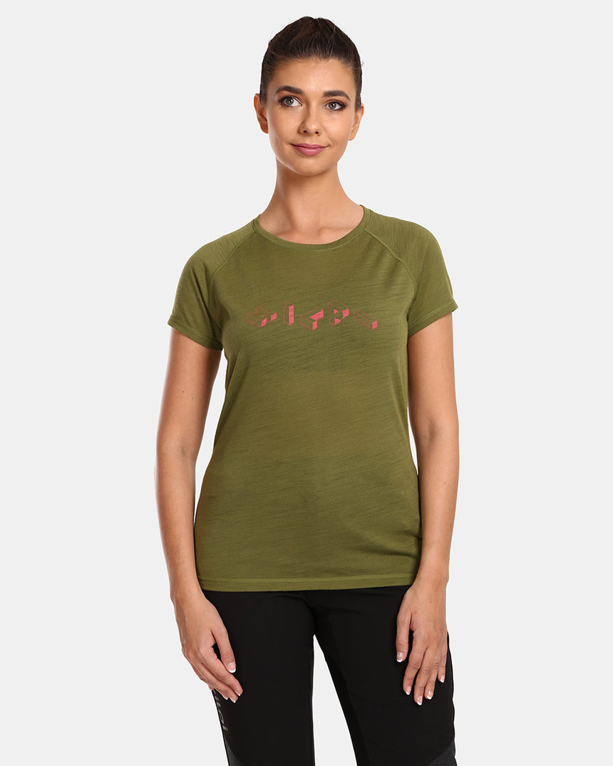 Damen-T-Shirt aus Merinowolle Kilpi ZARJA-W