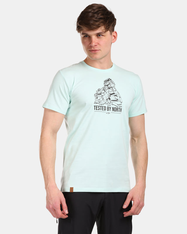 Herren-T-Shirt aus Baumwolle mit kurzen Ärmeln Kilpi DISCOVER-M