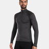 Herren-Langarmshirt aus Merinowolle base Schicht oben Kilpi JAGER-M