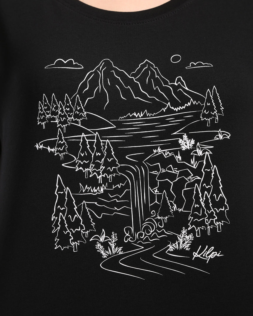 Damen T-Shirt aus Baumwolle Kilpi ROANE-W