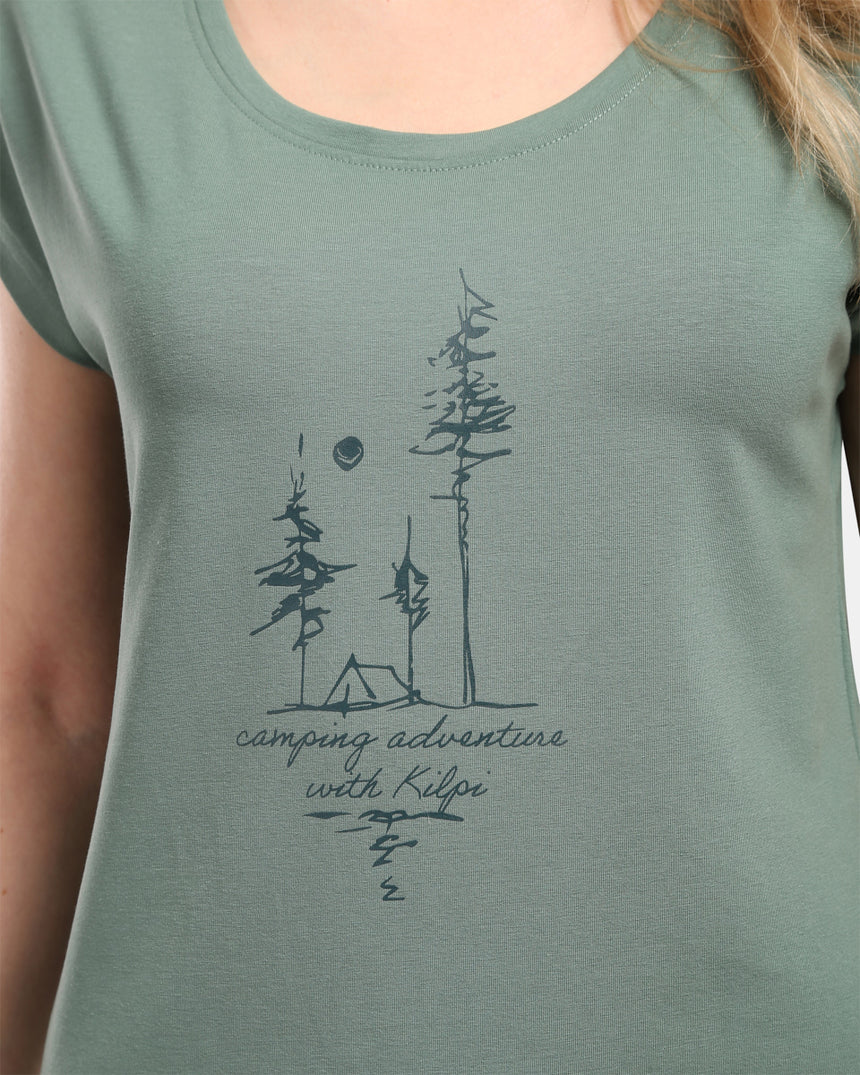 Damen T-Shirt aus Baumwolle Kilpi ROANE-W