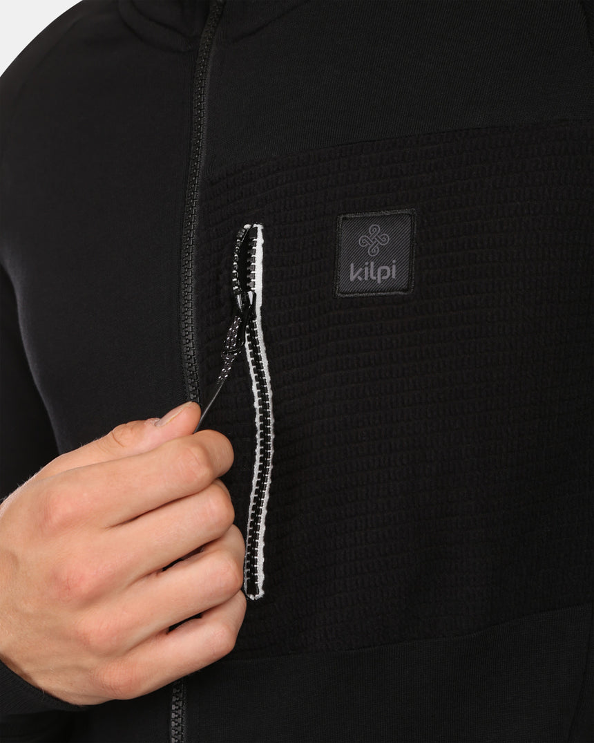 Stylischer und bequemer Kapuzenpullover aus Baumwolle Kilpi BALU-M