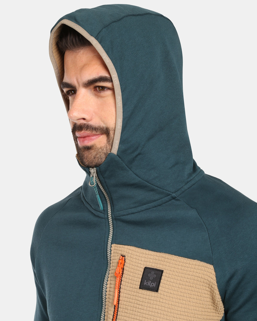 Stylischer und bequemer Kapuzenpullover aus Baumwolle Kilpi BALU-M