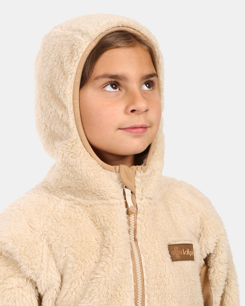 Girl´s hairy fleece hoodie Kilpi NORKA-JG