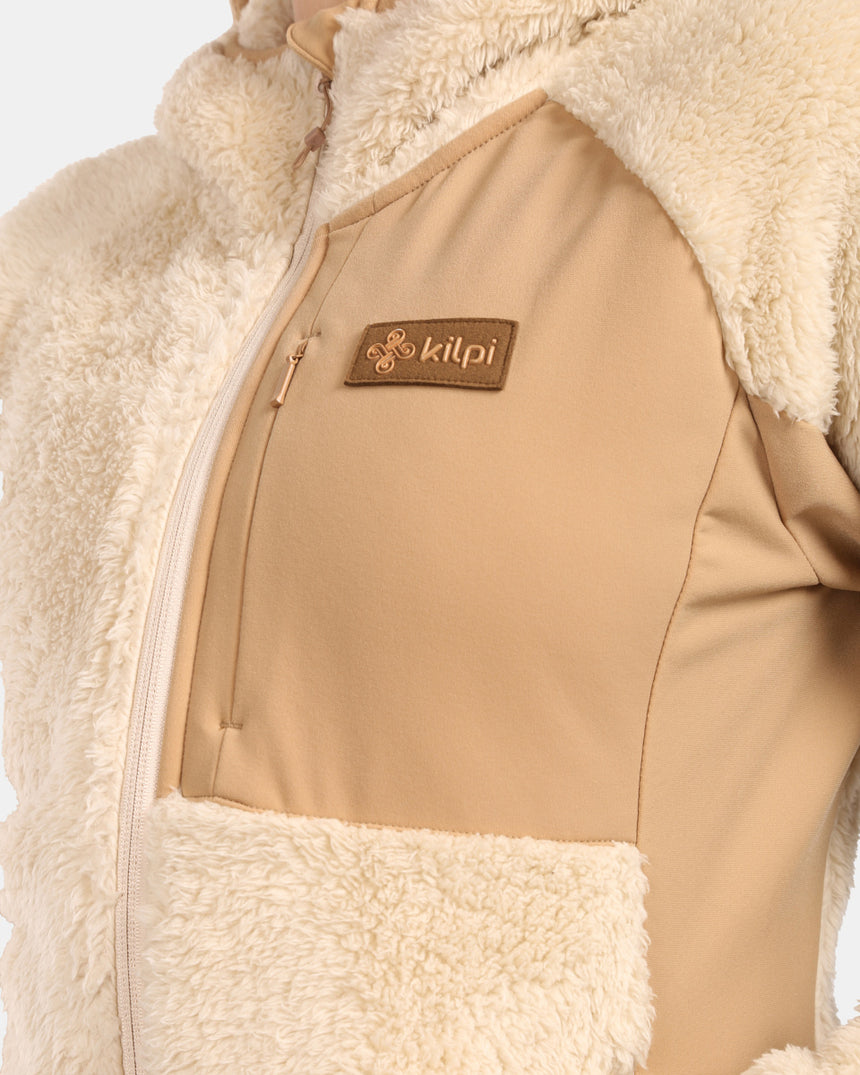 Damen-Kapuzenpullover aus haarigem Fleece Kilpi NORKA-W
