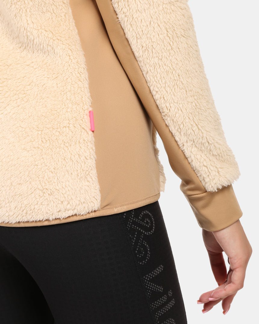 Damen-Kapuzenpullover aus haarigem Fleece Kilpi NORKA-W