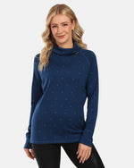 Damen-Rollkragenpullover aus Merinowolle Kilpi JANNU-W