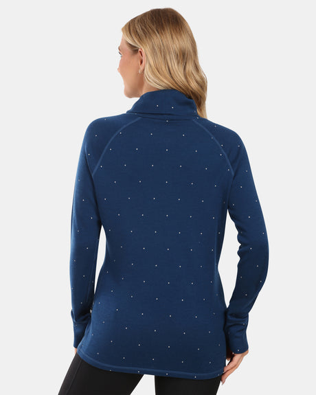 Damen-Rollkragenpullover aus Merinowolle Kilpi JANNU-W
