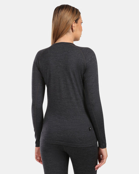 Damen-Merinowolle base Lagenoberteil Kilpi MAVORA TOP-W