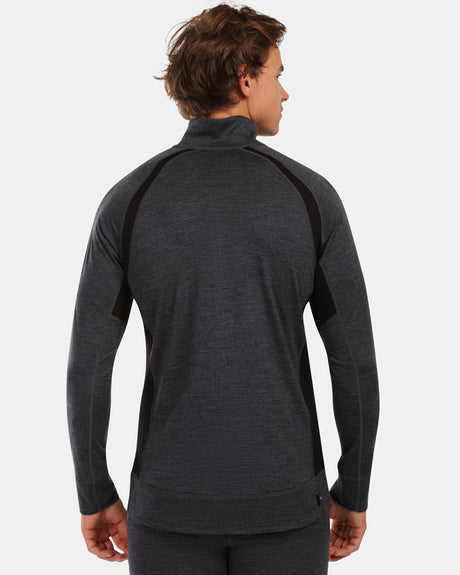 Herren Langarm-Baselayer-Oberteil aus Merinowolle Kilpi JAGER-M