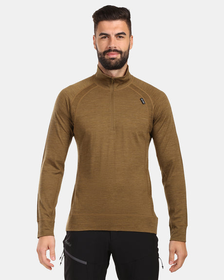 Herren Langarm-Baselayer-Oberteil aus Merinowolle Kilpi JAGER-M