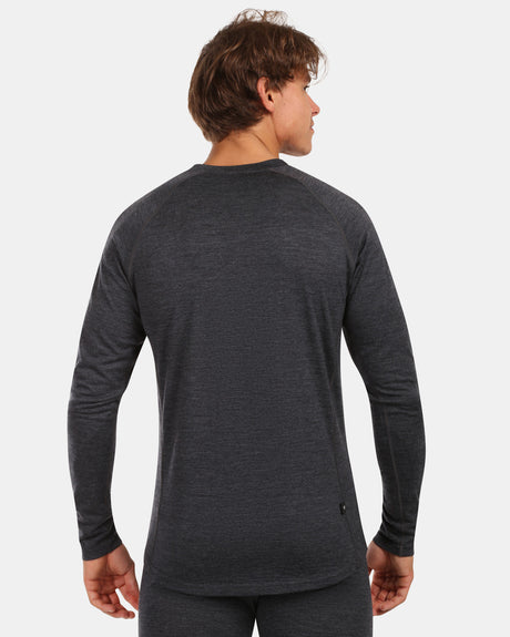 Herren-Baselayer-Oberteil aus Merinowolle mit langen Ärmeln Kilpi MAVORA TOP-M